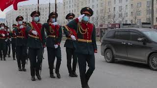 В Сибири для ветеранов Великой Отечественной провели Мини парад с участием военной техники ЦВО