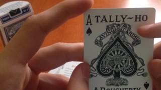 Обзор колоды карт Tally-Ho Fan back - Где купить ?