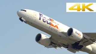 [4k] [飛行機 動画]  Freighter Landing&Takeoff at Japan