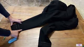 Как укоротить низ рукава  пальто с подкладкой. Sewing alterations how to shorten Sleeves on a jacket