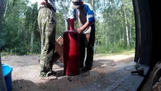 БУРЖУЙКА ИЗ ГАЗОВОГО БАЛЛОНА. ДЕНЬ ПЕРВЫЙ. начало