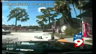 Cop Tasers handcuffed girl in back, now braindead