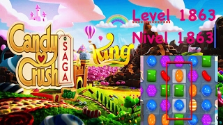 Candy Crush Saga Level 1863 - Nivel 1863 NO Booster