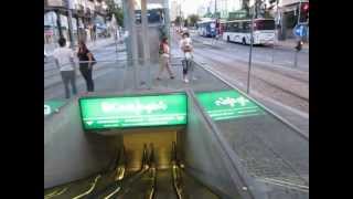 Schindler traction elevator at Joao de Deus subway station in Porto