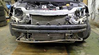 Как снять передний бампер на Chevrolet Aveo Т-250 .