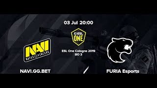 NAVI VS FURIA ESL One Cologne 2019 CS:GO