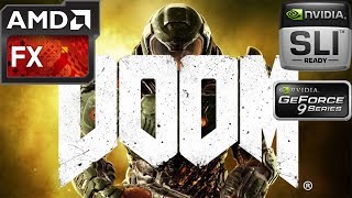 Doom ultra settings 1440p test amd fx 8300 sli gtx 970 windows 10 pro 144hz gsync