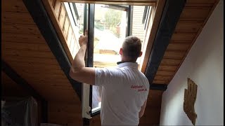 Teil 2 | DACHFENSTER SCHWINGFLÜGEL AUSHÄNGEN & EINHÄNGEN SCHWINGBESCHLAG