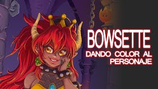 #Bowsette - Hoy ya yo ya.. YA acabando de sobar el dibujo xD