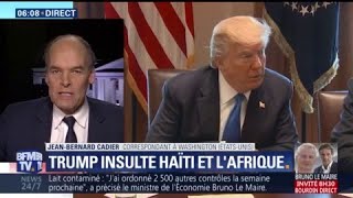 Donald Trump qualifie Haïti et des nations africaines de "pays de merde"