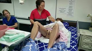 Skill 21 - Provides Perineal Care (Peri-Care) for Female Part 1