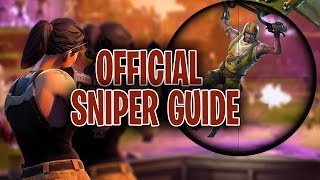 HOW TO SNIPE 101 "MASTERING BULLET DROP " FORTNITE BATTLE ROYALE STRATEGY GUIDE PART 2.