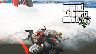 IMPOSIBLE CON ESTAS OLAS!! DENTRO DEL MAR! PARKOUR GTA V