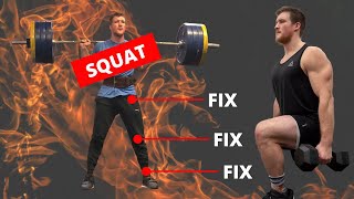 5 Ways to Increase Your SQUAT MOBILITY AND DEPTH -  Try these warm-up and corrective exercises!