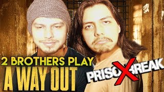 The New Fish In Jail - A Way Out Co-Op Gameplay W/ My Brother! (#1)