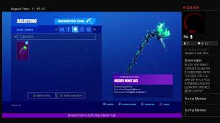 ?GIFTING FREE VBUCKS CODES + MINTY PICKAXE CODE + FREE SKINS LIVE IN FORTNITE (Fortnite Chapter 2)