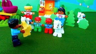 Lego Duplo toy Story.  My town  large amusement park