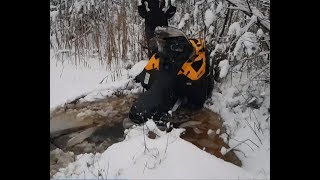 Утопили снегоход Yamaha, Tundra. РГ #8