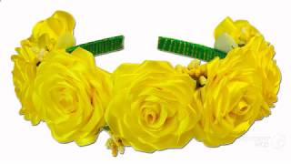 Весенний ободок. Как сделать весенний ободок. DIY. МК.