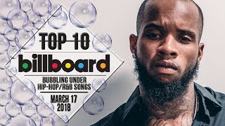 Top 10 • US Bubbling Under Hip-Hop/R&B Songs • March 17, 2018 | Billboard-Charts