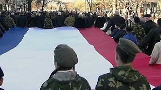 Жители Крыма празднуют годовщину референдума, на котором проголосовали за воссоединение с Россией.