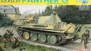Panther Ausf G./Сборка немецкого танка Пантера. Перед покраской.