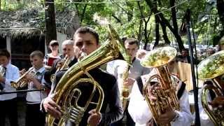 Духовой оркестр из Надречного на Бессарабской ярмарке