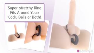 PD4623-23 Анальный стимулятор Ass-Gasm Cockring Plug с эрекционным кольцом
