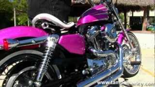 New 2013 Harley-Davidson XL1200V Sportster Seventy-Two with Bassani Exhaust