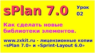 Программа для рисования схем sPlan  Урок 02  Как сделать новые библиотеки элементов