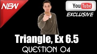 Ncert Solutions for Class 10 maths ,Triangle Ex 6.5 Q4