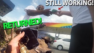FOUND Working  Phone in RIVER and Returned to Owner!
