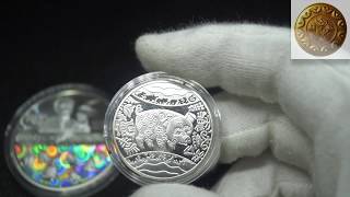 Монета серебро (20 грн Щедрик, 10 грн Водохреще, 5 грн год Свиньи (кабана) | Рок версия!