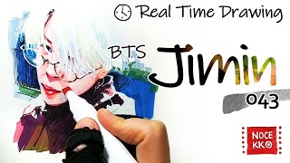[Real Time drawing] bts JIMIN fanart - 043 (bts 지민 팬아트) [NOCEKKO]