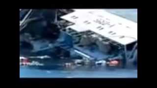 Так тонул БАТМ  в Охотском море "Дальний Восток"!