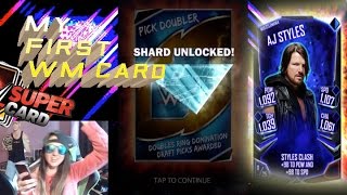 MY FIRST WRESTLEMANIA CARD !! WWE SuperCard S.2