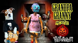 ?Хэллоуин ?Grandpa And Granny House Escape ► Полное прохождение