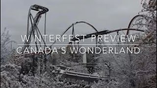 Canada's Wonderland Winterfest Preview
