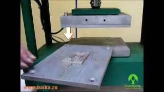 Тиснение на прессе с помощью клише | Купить 8 800 555 78 14 |