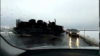 Жесть!!! Авария под  городом Жлобин  11.01.2016