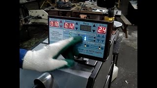 Точечная сварка листа 3+3 мм с помощью машины контактной точечной сварки МТР-16073-500
