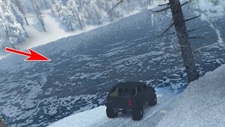 ПРОЕДЕМ НА ДЖИПЕ ПО ЛЬДУ РЕКИ? - ЗИМНИЙ SPINTIRES