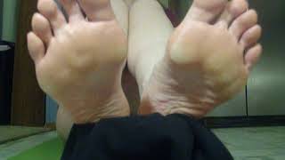 SILLY Alicia Arol's BIG FEET!!!!  (POV)