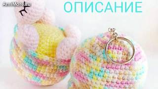 Амигуруми: схема Алмазная черепашка. Игрушки вязаные крючком - Free crochet patterns.