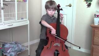 Saint-Saens cello concerto, mov 1 (Keenan, age 8).