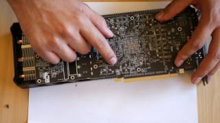 Replacing thermal paste in a Sapphire Nitro R9 390 ( AMD R9 390)