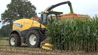 Loonbedrijf Prenger in de eerste mais met hun nieuwe New Holland FR550 Forage Cruiser (2019)