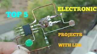 TOP 5 ELECTRONIC PROJECTS WITH LDR.