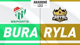 Bursaspor Esports A ( BURA ) vs Royal Youth A ( RYLA ) | 2019 Akademi Ligi 7. Hafta