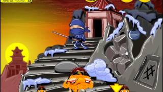 Monkey GO Happy Ninjas 2 (Счастливая обезьянка: Ниндзя 2) - прохождение игры